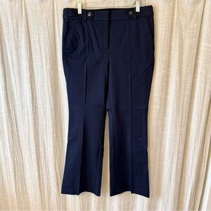 LOFT Navy Bistretch Trouser Pants 10